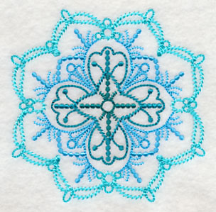 Splendid Medallion Circle (Candlewicking)