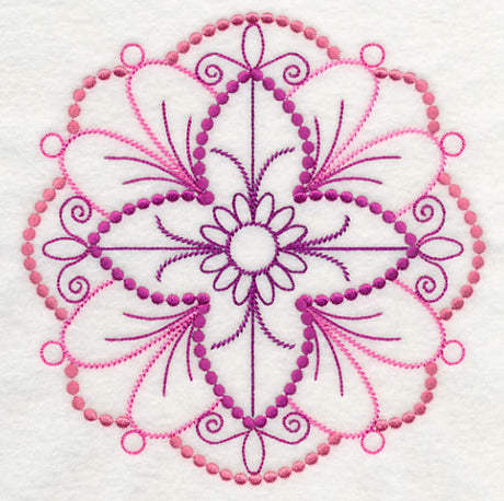 Beautiful Medallion Circle (Candlewicking)