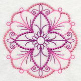 Beautiful Medallion Circle (Candlewicking)