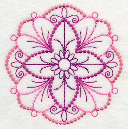 Beautiful Medallion Circle (Candlewicking)