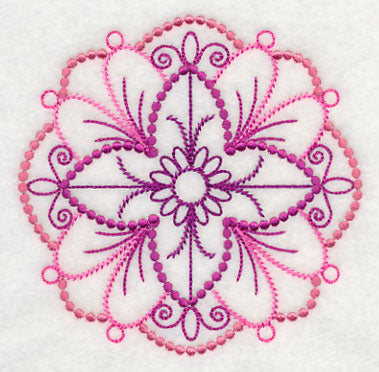 Beautiful Medallion Circle (Candlewicking)