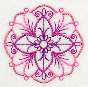 Beautiful Medallion Circle (Candlewicking)