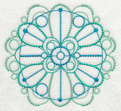 Graceful Medallion Circle (Candlewicking