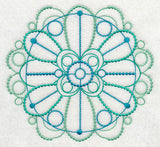 Graceful Medallion Circle (Candlewicking