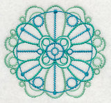 Graceful Medallion Circle (Candlewicking