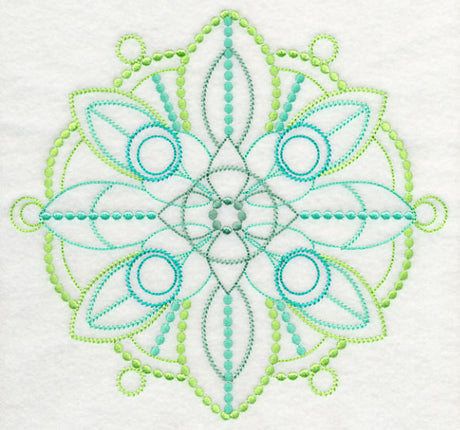 Exquisite Medallion Circle (Candlewicking