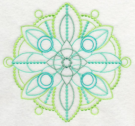 Exquisite Medallion Circle (Candlewicking