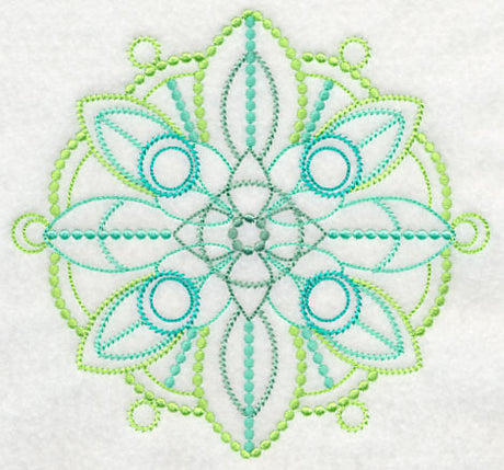 Exquisite Medallion Circle (Candlewicking