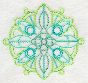 Exquisite Medallion Circle (Candlewicking