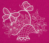 Flutterby Flourish Basket 1 (Candlewicking)