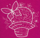 Flutterby Flourish Basket 2 (Candlewicking)