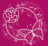 Flutterby Flourish Wreath (Candlewicking)