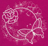 Flutterby Flourish Wreath (Candlewicking)