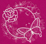 Flutterby Flourish Wreath (Candlewicking)