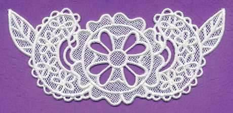 Bright Blooms Necklace (Lace)