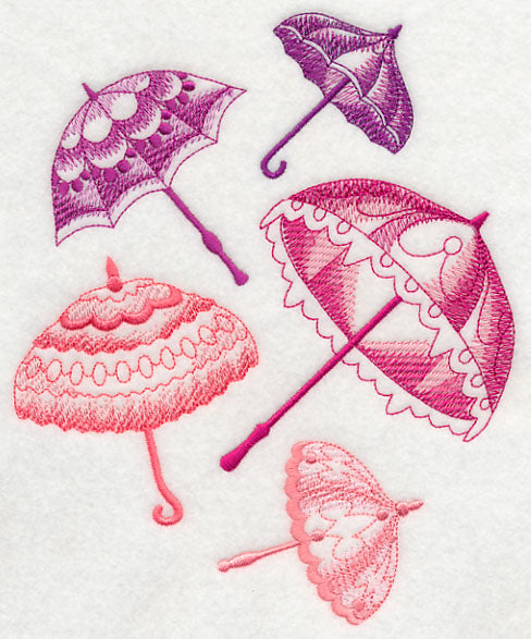 Pretty Parasols Collage