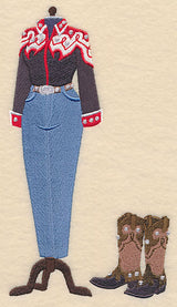 Western Rodeo Dress Form - Hers