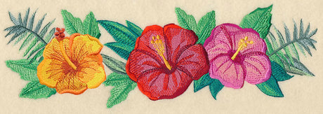 Hibiscus Trio in Watercolor