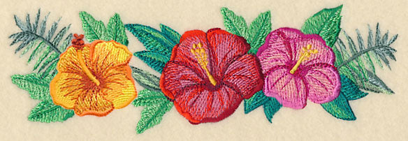 Hibiscus Trio in Watercolor