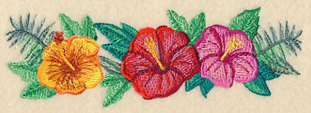 Hibiscus Trio in Watercolor