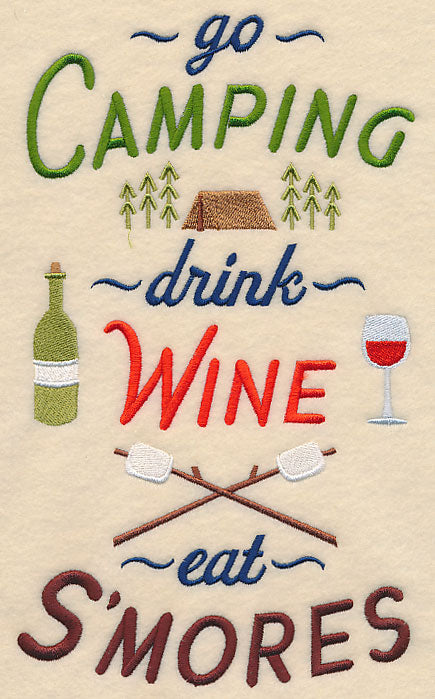 Camping Wine S'mores