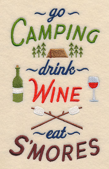 Camping Wine S'mores