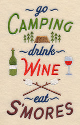 Camping Wine S'mores