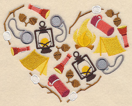 Camping Heart