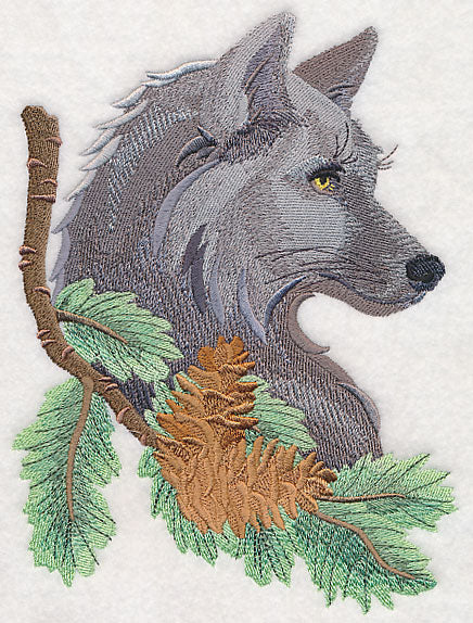 Wolf in Pine