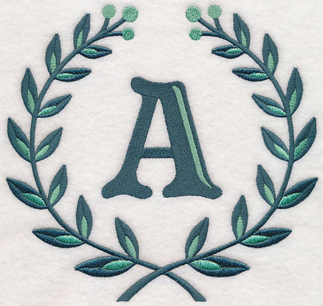 Laurel Letter A - 7 Inch