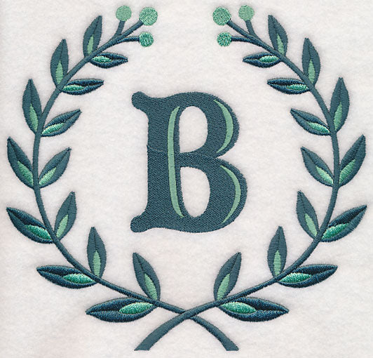 Laurel Letter B - 7 Inch
