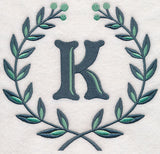 Laurel Letter K - 7 Inch