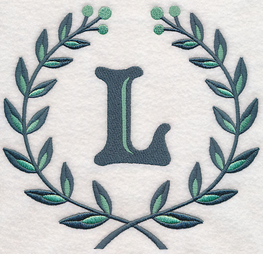 Laurel Letter L - 7 Inch