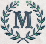 Laurel Letter M - 7 Inch