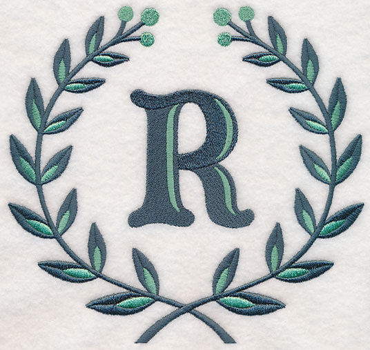 Laurel Letter R - 7 Inch