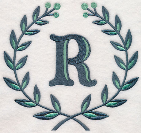 Laurel Letter R - 7 Inch