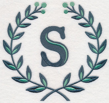 Laurel Letter S - 7 Inch