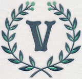 Laurel Letter V - 7 Inch