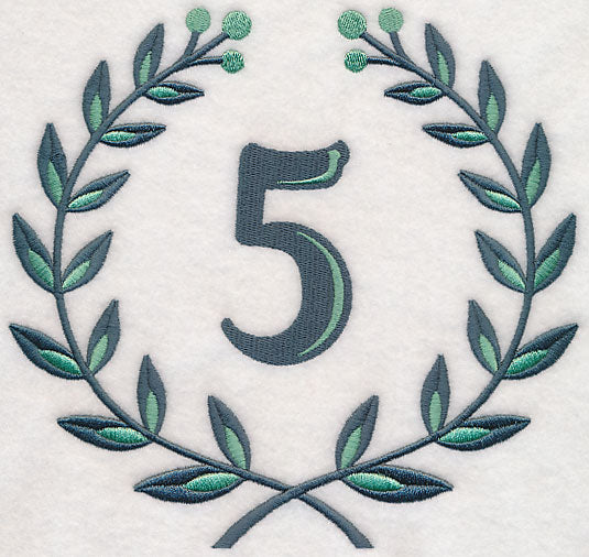 Laurel Number 5 - 7 Inch