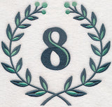 Laurel Number 8 - 7 Inch