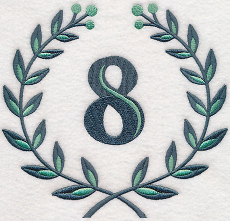 Laurel Number 8 - 7 Inch