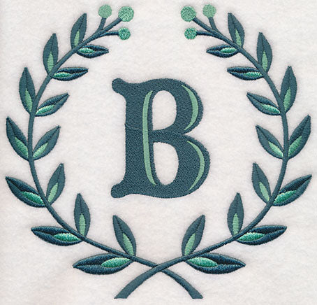 Laurel Letter B - 7 Inch