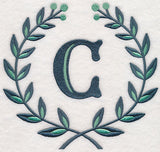 Laurel Letter C - 7 Inch