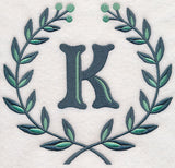 Laurel Letter K - 7 Inch