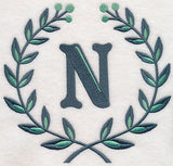 Laurel Letter N - 7 Inch