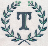 Laurel Letter T - 7 Inch