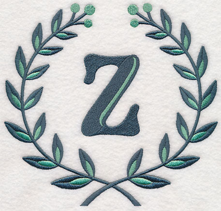 Laurel Letter Z - 7 Inch