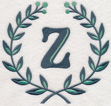 Laurel Letter Z - 7 Inch
