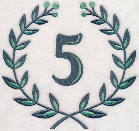 Laurel Number 5 - 7 Inch