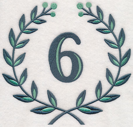 Laurel Number 6 - 7 Inch